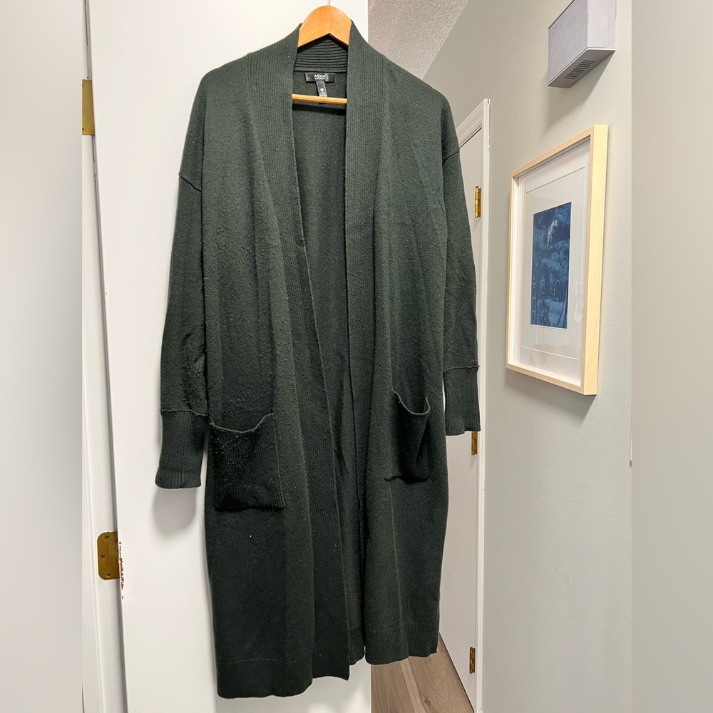 Aqua Cashmere Duster Cardigan